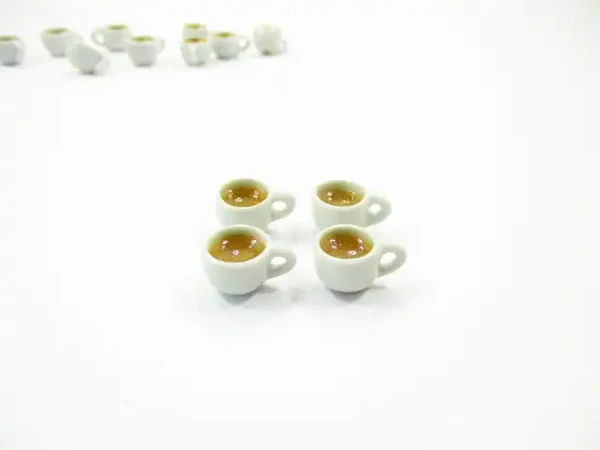 Dollhouse Miniature Food Drink Beverage Ceramic Coffee Cups Mugs #S - Image 4