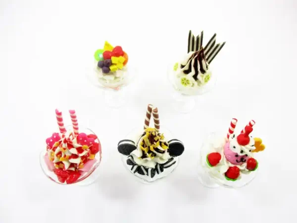 1:6 Dollhouse Miniature Food 5 Ice Cream Beverage 16311 - Image 4