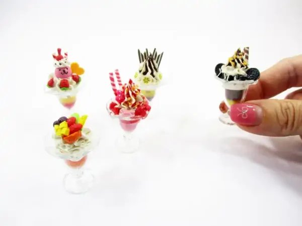 1:6 Dollhouse Miniature Food 5 Ice Cream Beverage 16311 - Image 5