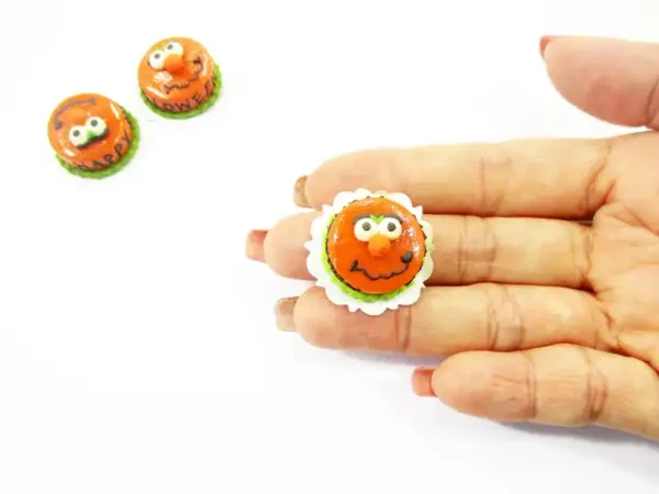 Dollhouse Miniature Halloween Cake 2 cm Happy Fancy Night Seasonal Supply 13993 - Image 6