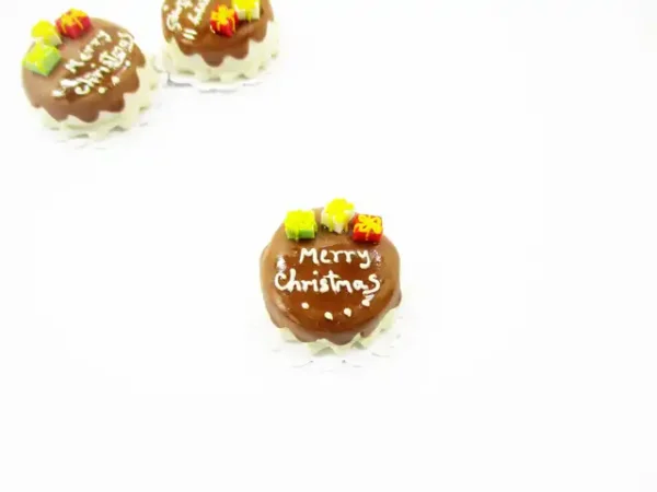Dollhouse Food Supply 1 Cake 2 cm Christmas Seasonal Dollhouse Miniature 14931 - Image 2
