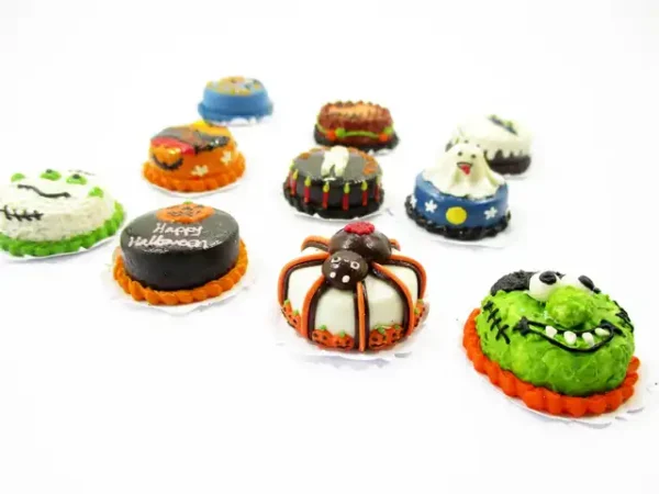 10x20mm Different Halloween Seasonal Cake Dollhouse Miniatures Food 15429 - Image 4