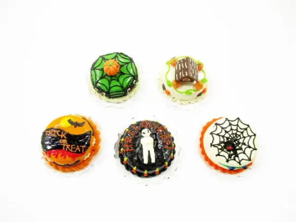 5x20mm Mixed Different Halloween Seasonal Cake Dollhouse Miniature Food 15431 - Image 4