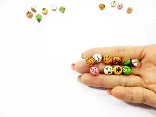 Dollhouse Miniature Food Halloween Seasonal Mixed 10 Cupcake Bakery Supply 15449 - Image 6