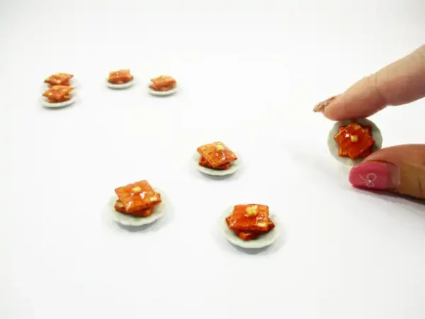 Dollhouse Miniature Food 4 Waffle with Syrup Dessert Bakery Breakfast 16669 - Image 5