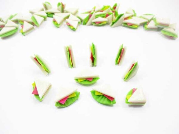 Dollhouse Miniature Food Cheese Sandwich Bread Supply