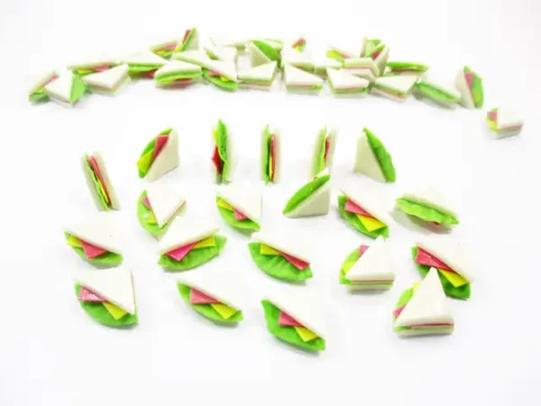 Dollhouse Miniature Food Cheese Sandwich Bread Supply - Image 2