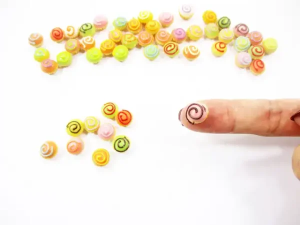 Dollhouse Miniature Food Lot Loose Mixed Cupcakes Bakery Cup Cake Charms - Image 5