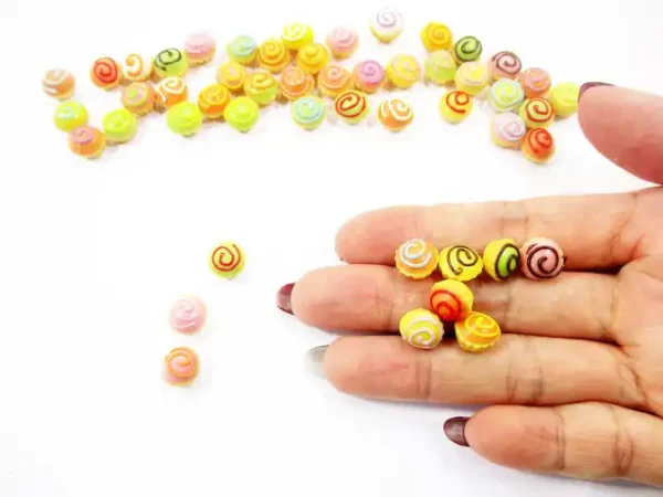 Dollhouse Miniature Food Lot Loose Mixed Cupcakes Bakery Cup Cake Charms - Image 6
