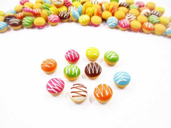 Dollhouse Miniature Food Lot Doughnut Donut Bakery Supply Charms
