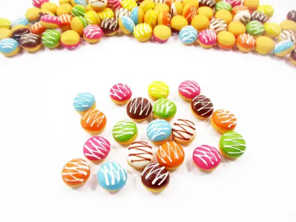 Dollhouse Miniature Food Lot Doughnut Donut Bakery Supply Charms - Image 4