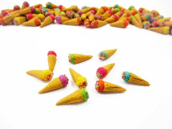 Dollhouse Miniatures Food Lot Loose Color Ice Cream Supply WHOLESALE