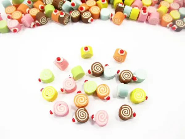 Dollhouse Miniatures Food Lot Loose Color Roll Cake WHOLESALE Supply - Image 4