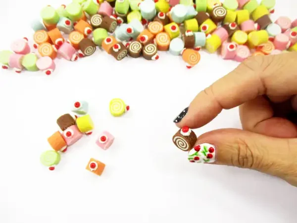 Dollhouse Miniatures Food Lot Loose Color Roll Cake WHOLESALE Supply - Image 5