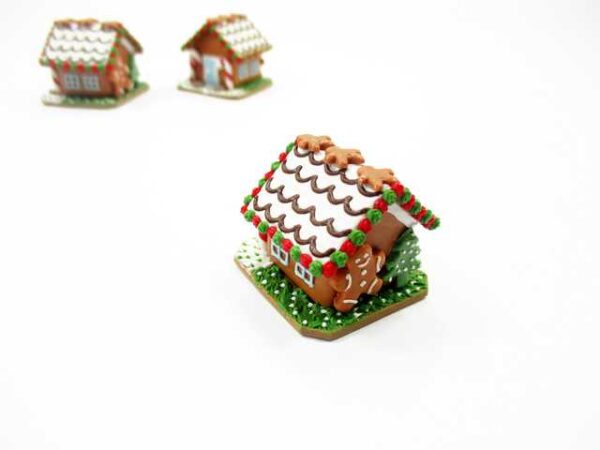 Dollhouse Miniature Christmas Gingerbread House Candy Sweet Holiday A 13770