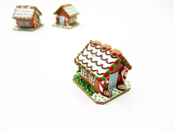 Dollhouse Miniature Christmas Gingerbread House Candy Sweet Holiday A 13770 - Image 3