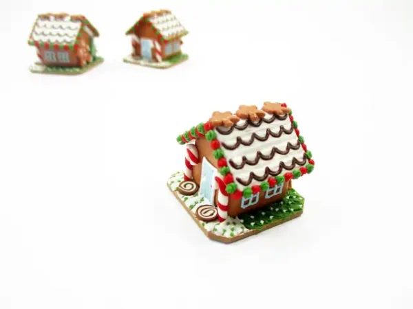 Dollhouse Miniature Christmas Gingerbread House Candy Sweet Holiday A 13770 - Image 4