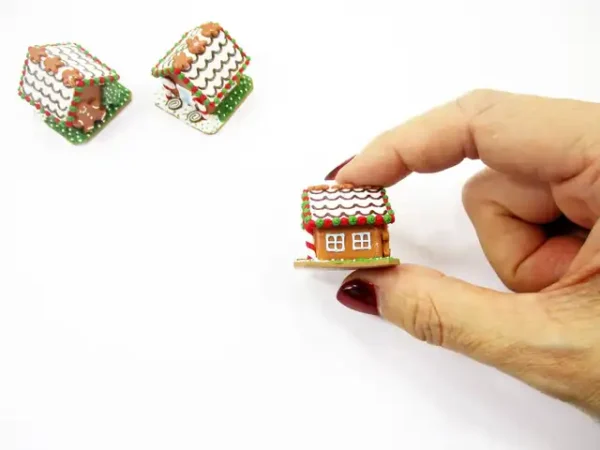 Dollhouse Miniature Christmas Gingerbread House Candy Sweet Holiday A 13770 - Image 5