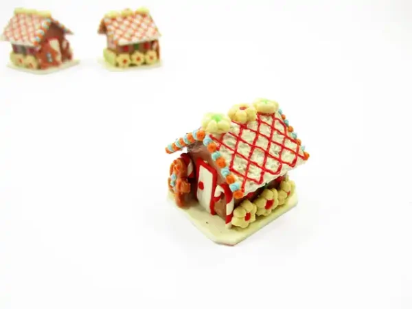 Dollhouse Miniature Christmas Gingerbread House Candy Ornament Holiday A 13771 - Image 2