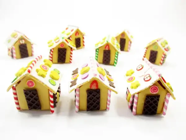 Dollhouse Miniature Food Cake 9 Christmas Gingerbread House WHOLESALE Supply 13821 - Image 2