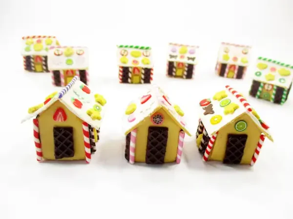 Dollhouse Miniature Food Cake 9 Christmas Gingerbread House WHOLESALE Supply 13821 - Image 4