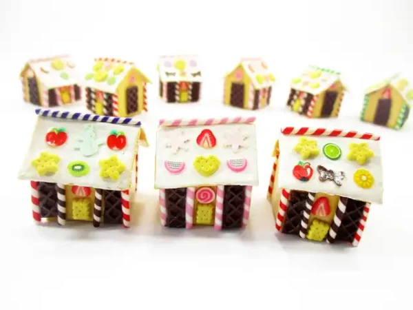 Dollhouse Miniature Food Cake 9 Christmas Gingerbread House WHOLESALE Supply 13821 - Image 5