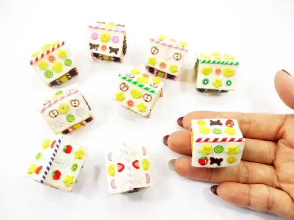 Dollhouse Miniature Food Cake 9 Christmas Gingerbread House WHOLESALE Supply 13821 - Image 9