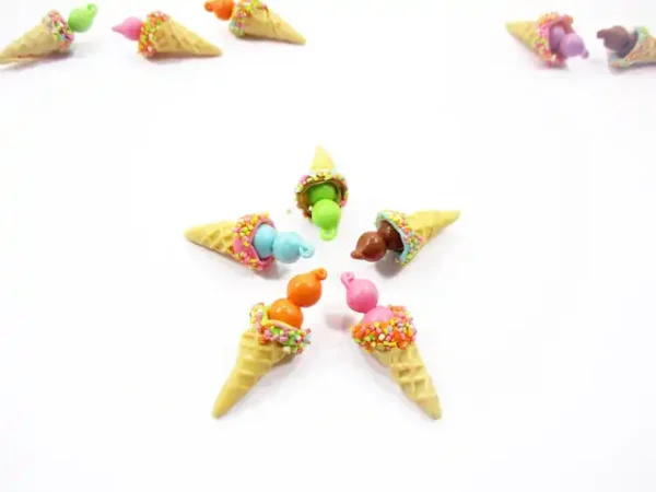 Dollhouse Miniature Food 5 Color Ice Cream Soft Serve 1:6 14662 - Image 2