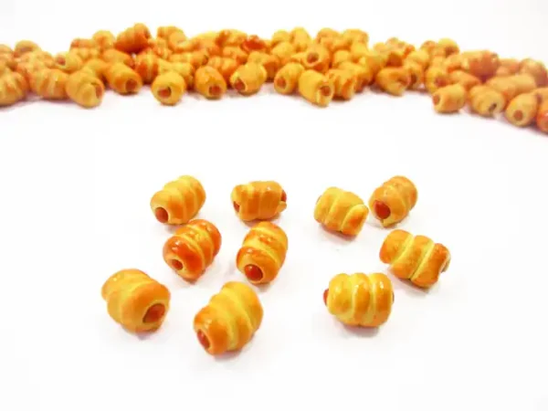 Dollhouse Food Accessories Lot Sausage Roll Bakery Bread Miniature Food - Image 3