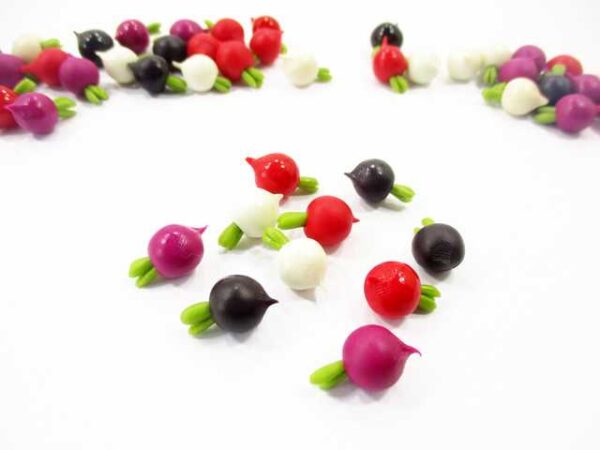 Dollhouse Food Accessories Lot Beet Root Vegetable Dollhouse Miniature