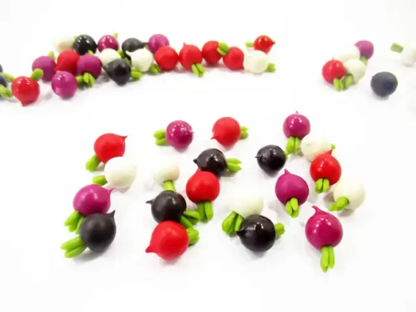Dollhouse Food Accessories Lot Beet Root Vegetable Dollhouse Miniature - Image 4