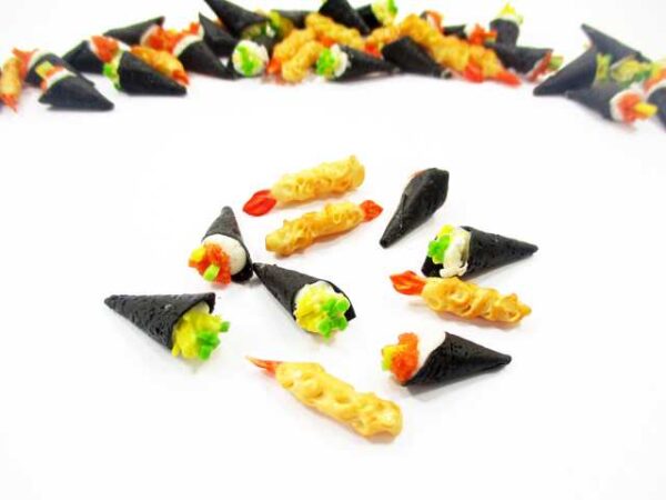 Dollhouse Food Accessory Japanese Food Temaki Sushi Tempura Loose Food