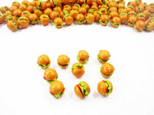 Dollhouse Food Accessories Lot Loose Hamburger Fast Food Miniature Food