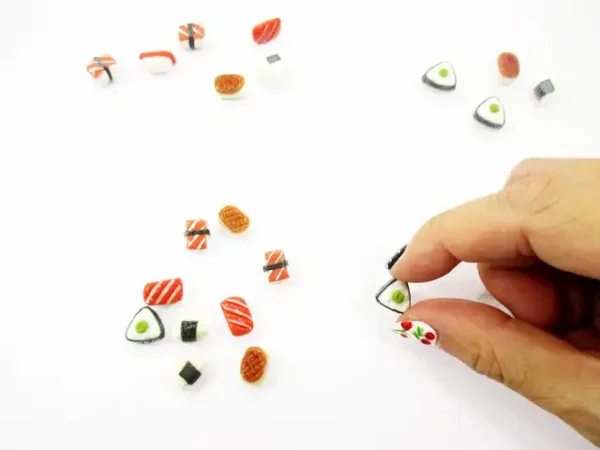 Dollhouse Food Lot 10 Loose Japanese Food Sushi Nigiri Miniature Food 16205 - Image 5