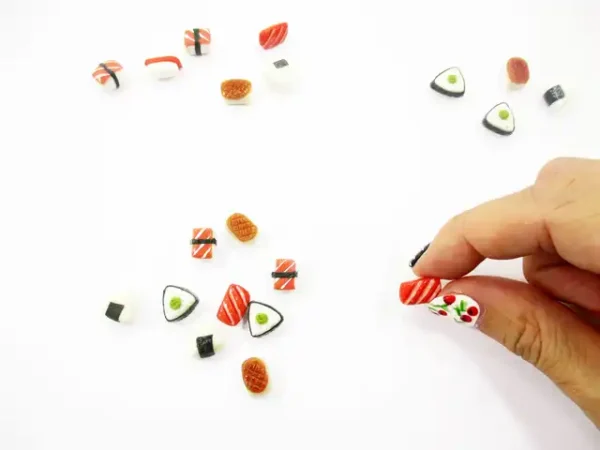 Dollhouse Food Lot 10 Loose Japanese Food Sushi Nigiri Miniature Food 16205 - Image 6