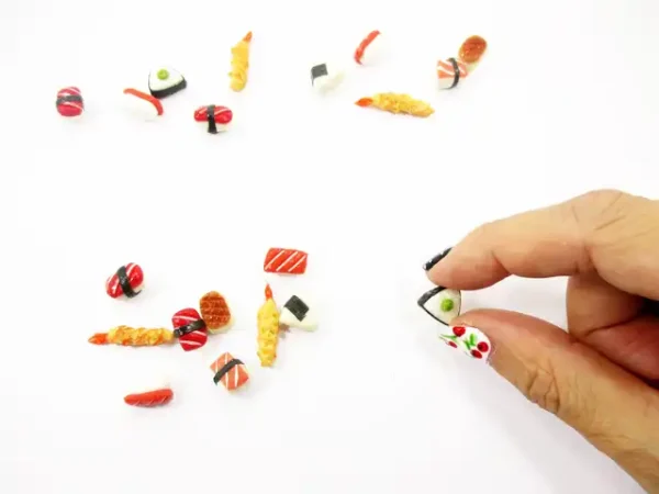 Dollhouse Food Lot 10 Loose Japanese Food Sushi Nigiri Miniature Food 16207 - Image 5