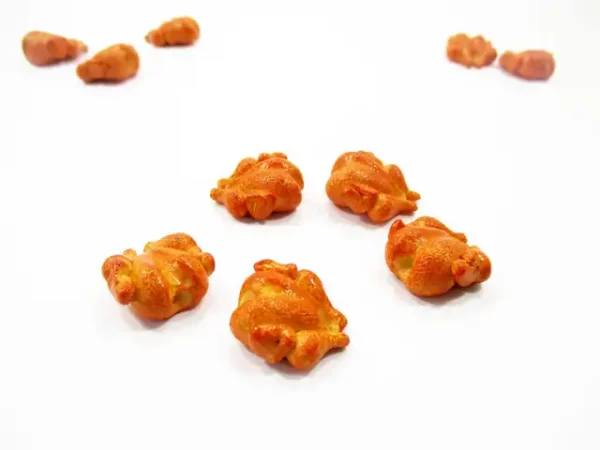 Dollhouse Miniatures Loose Food 5 Turkey Chicken Small Size Supply 16339 - Image 4