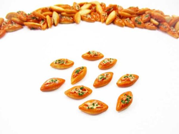 Loose Slice Ham Cheese Bread Bakery Dollhouse Miniature Food Supply