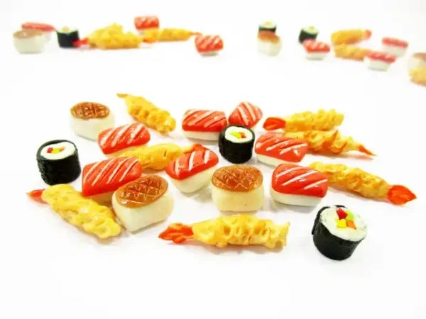 Dollhouse Miniature Food Japanese Mixed Loose Food Lot 20 Dollhouse supply 15230 - Image 2