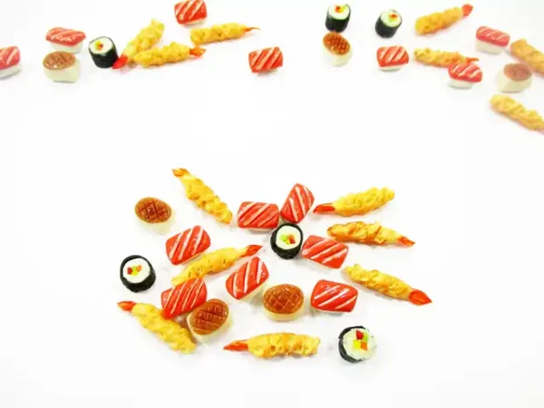 Dollhouse Miniature Food Japanese Mixed Loose Food Lot 20 Dollhouse supply 15230 - Image 3