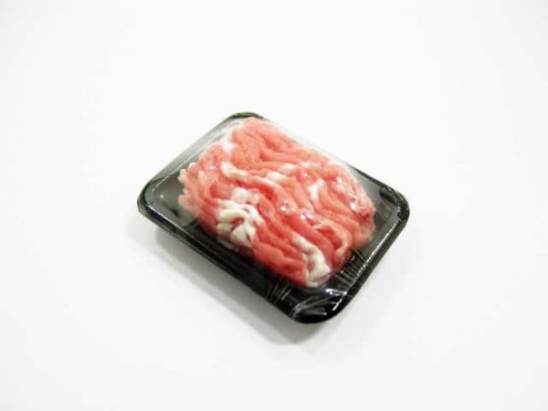 Dollhouse Miniature Food Minced Raw Steak Pork Meat Supermarket Food Pack 16718