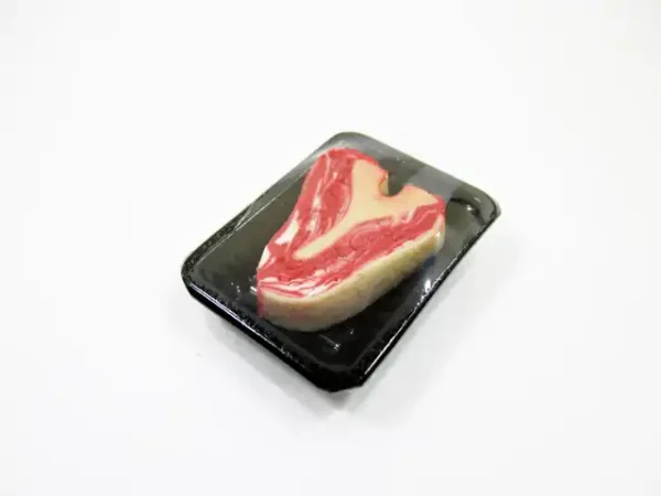 Dollhouse Miniature Food 5 Raw Steak Beef Meat Supermarket Food Pack 16722 - Image 6