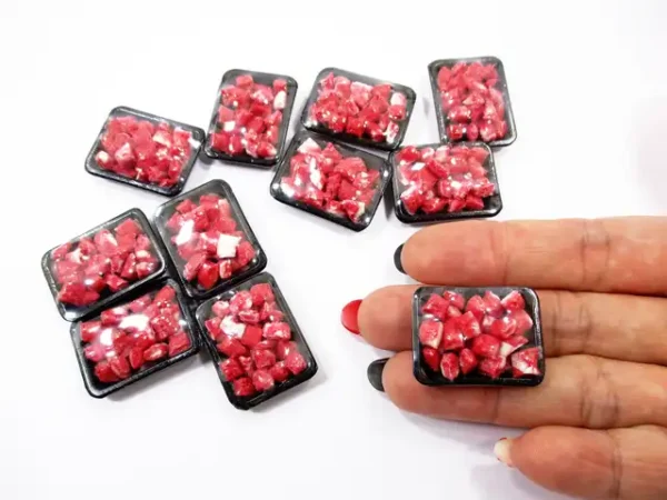 Dollhouse Miniature Food Raw Steak Beef Meat Cubes Cuts Supermarket Pack 16725 - Image 7
