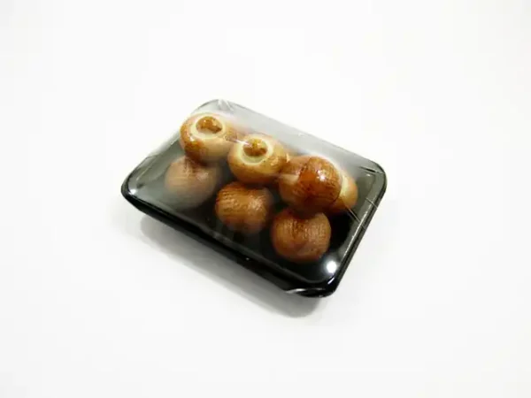 Dollhouse Miniature Food Mini Mushroom Tray Supermarket Food Pack 16729 - Image 3