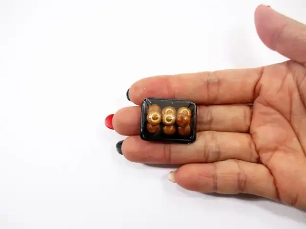 Dollhouse Miniature Food Mini Mushroom Tray Supermarket Food Pack 16729 - Image 7