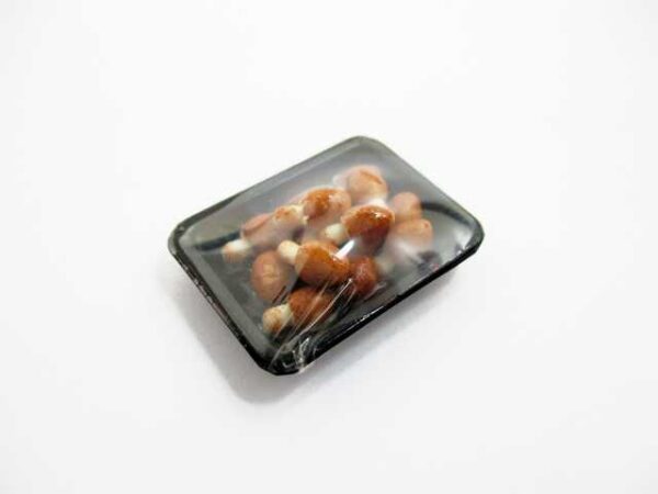 Dollhouse Miniature Food Mini Mushroom Tray Supermarket Food Pack 16730