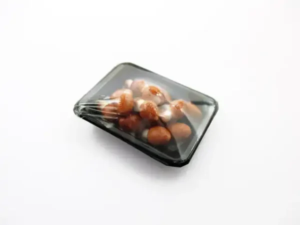 Dollhouse Miniature Food Mini Mushroom Tray Supermarket Food Pack 16730 - Image 2