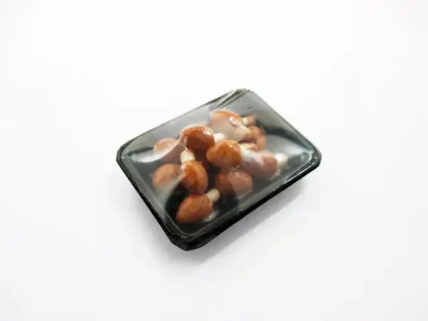 Dollhouse Miniature Food Mini Mushroom Tray Supermarket Food Pack 16730 - Image 3