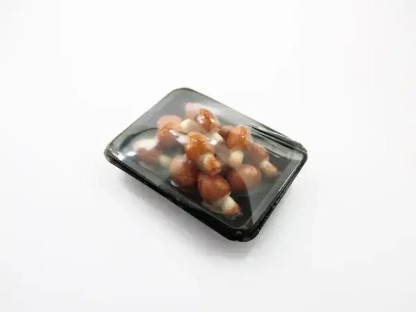 Dollhouse Miniature Food Mini Mushroom Tray Supermarket Food Pack 16730 - Image 4