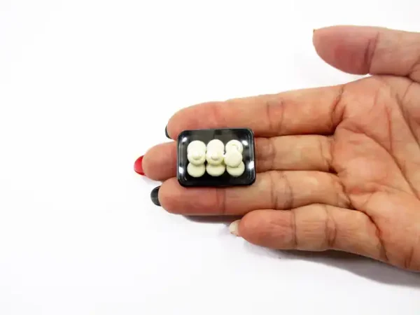 Dollhouse Miniature Food Mini Mushroom Tray Supermarket Food Pack 16731 - Image 7